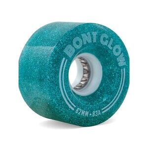 Bont Glow Battery-Free Light Up Roller Skate Wheels, 62x35mm 83A, Pack of 4